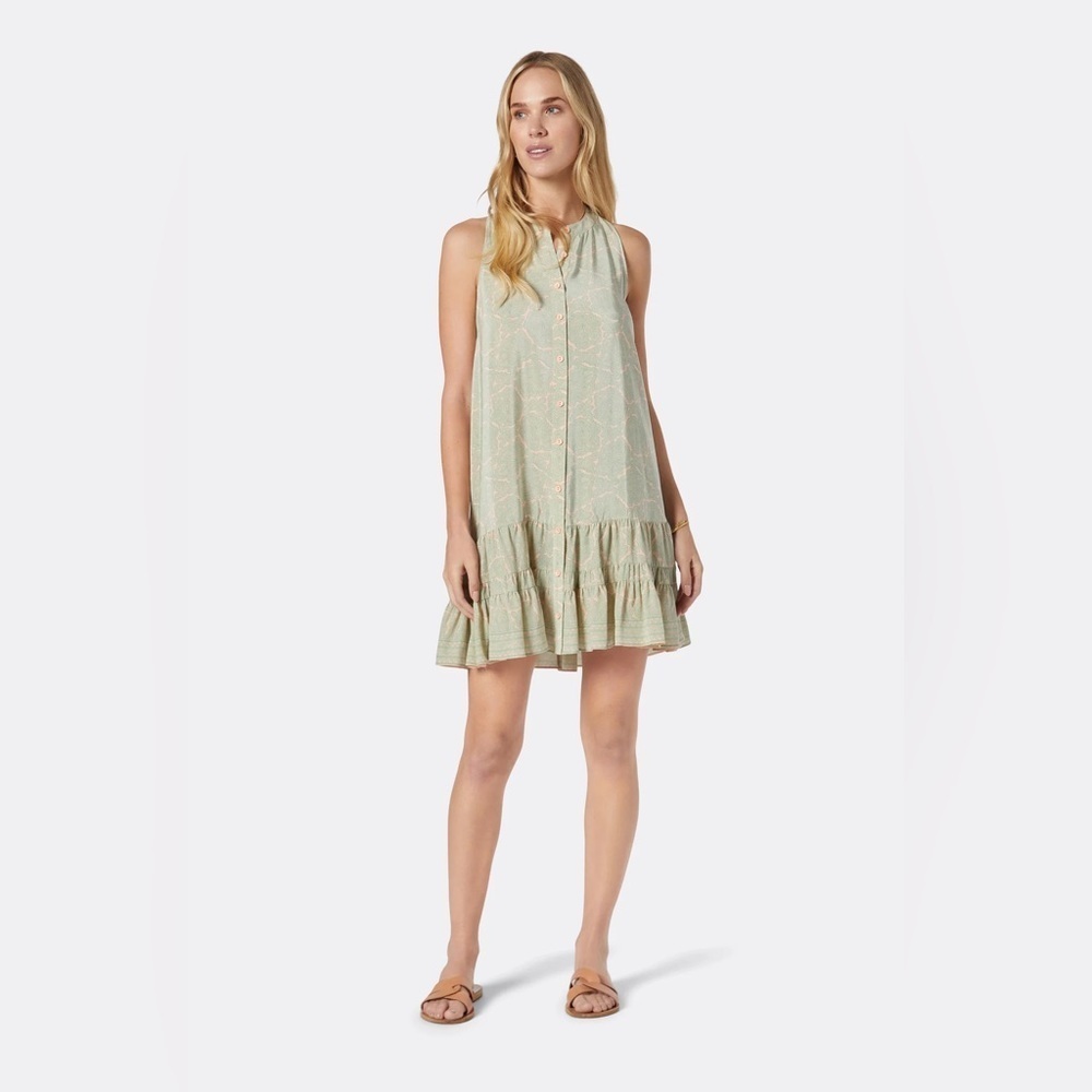 NWT $348! Authentic Joie 100% Silk Tiered Hayden Dress, SZ XS
